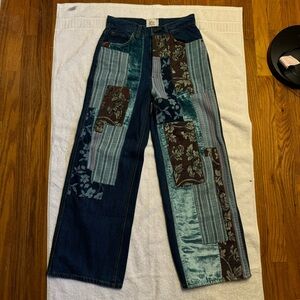 Urban Outfitters Patchwork Vintage Style Jeans